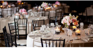 modern party hire wedding hire